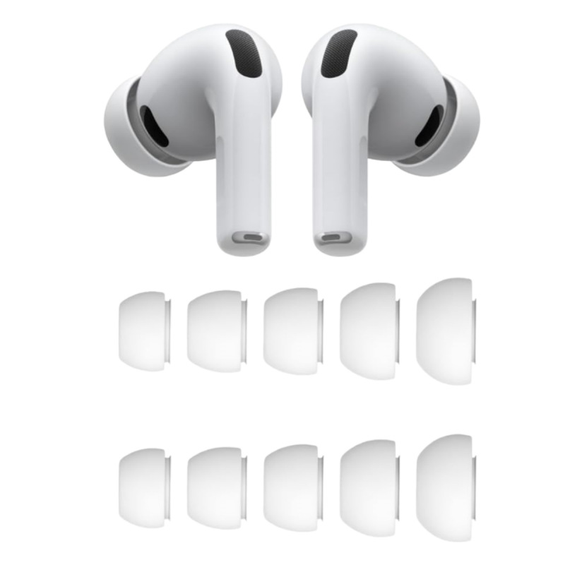 Earbuds Charging Case - Eco-Friendly Silicone Ear Tips Adapter Replacement