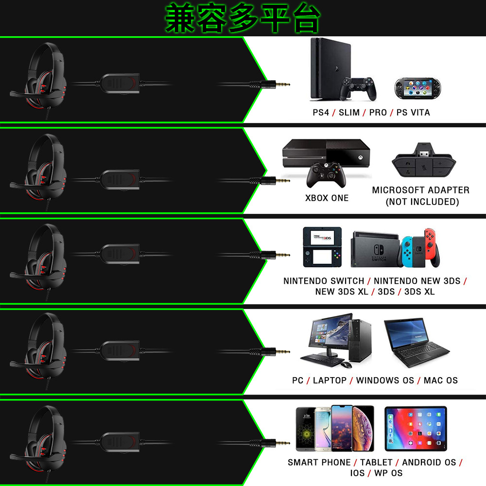 Headphones 3.5mm Wired Gaming  - Gaming Headset Rgb 评论和价格