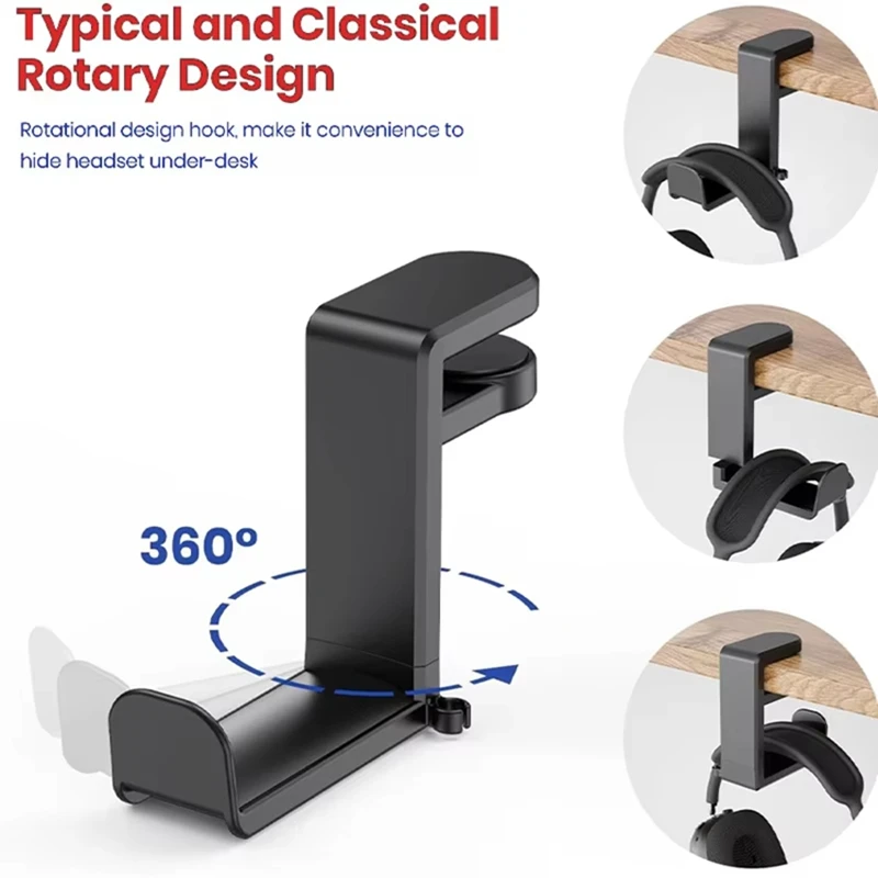 360° Rotating Headphone Stand  - Headphone Stand Desk 评论和价格