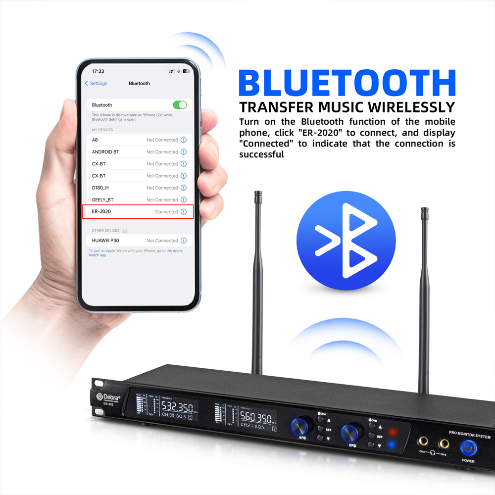 Debra UHF IEM ER-202 Wireless  - In Ear Monitor Iem 评论和价格