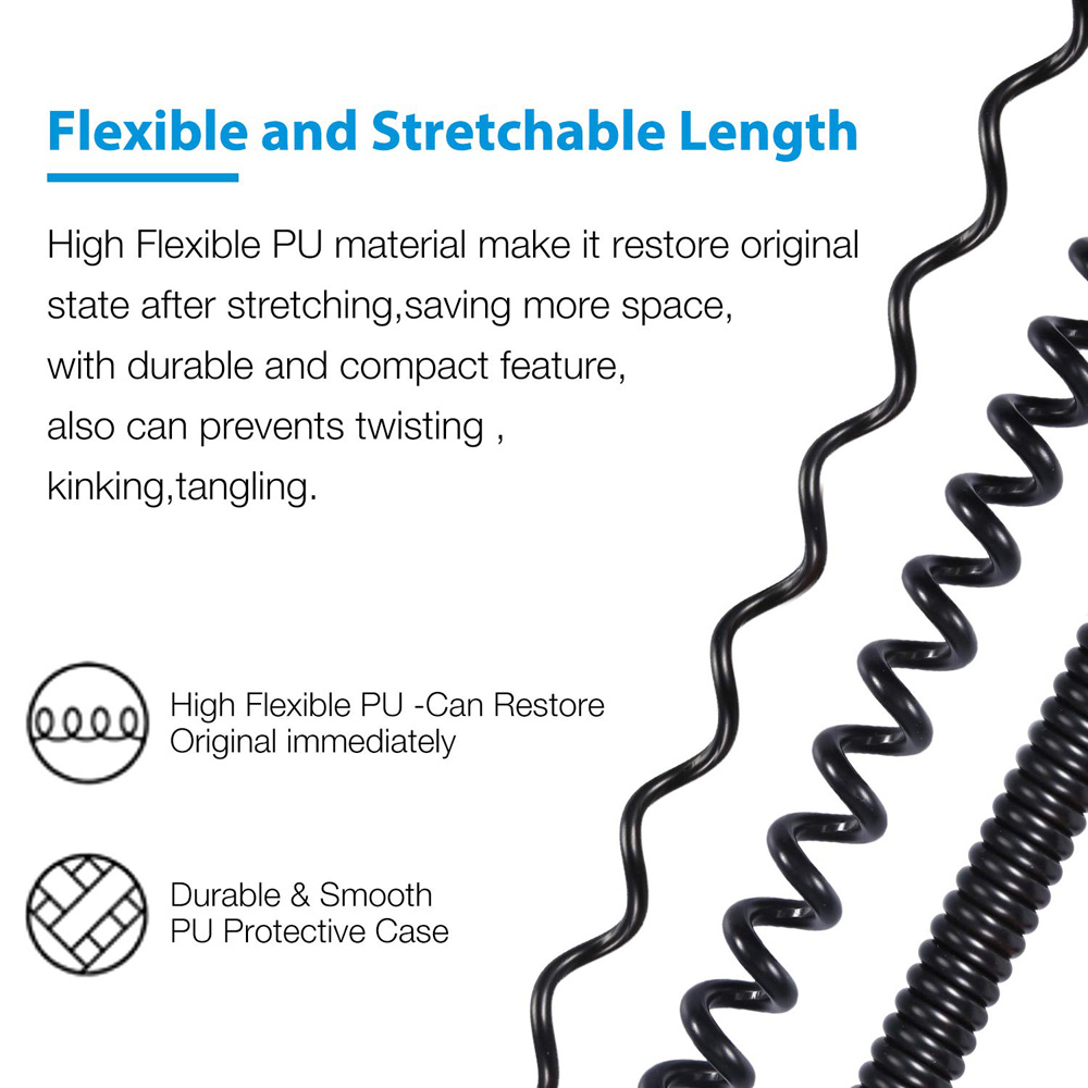 Spring Spiral Coiled Cable for - Sennheiser Headphone Hd 560S 评论和价格