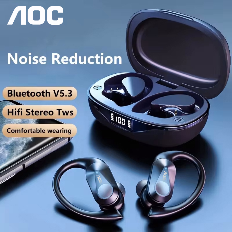 Choice AOC Sports Headset Wire - Wired Earphone Mic 评论和价格