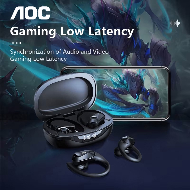 Choice AOC Sports Headset Wire - Wired Earphone Mic 评论和价格