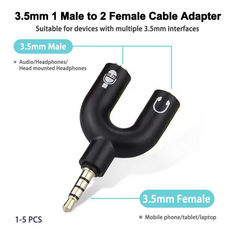 3.5mm headphone splitter micro - Earphone Splitter Jack 评论和价格