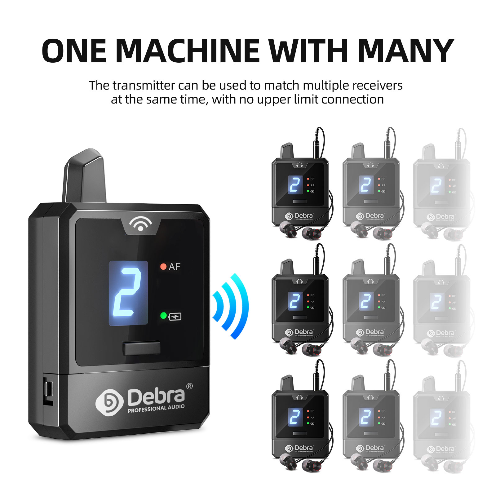 Debra UHF IEM Wireless In-Ear  - In Ear Monitor Iem 评论和价格