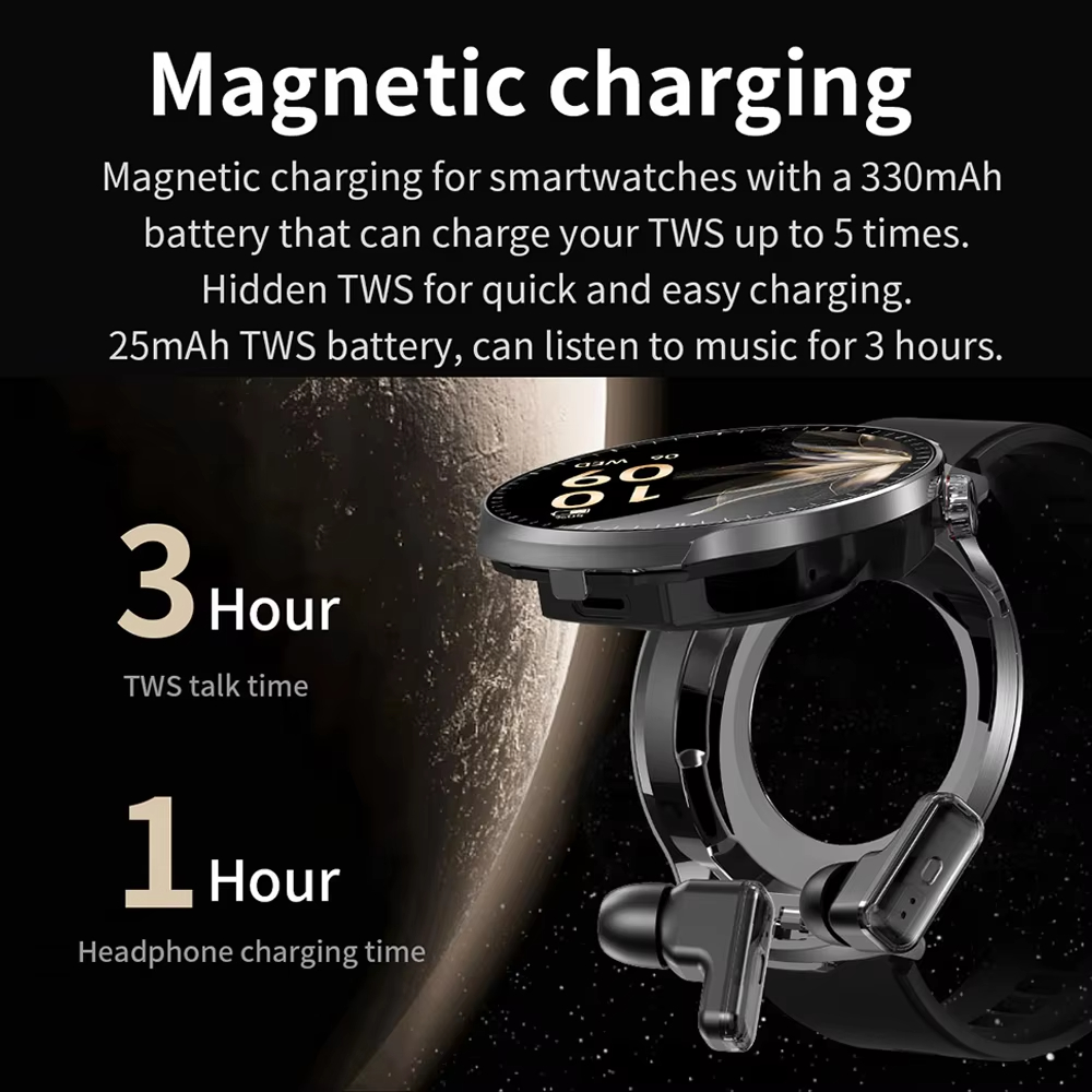 LIGE 2 in 1 Smart Watch with T - Wireless Earbuds Tws 评论和价格
